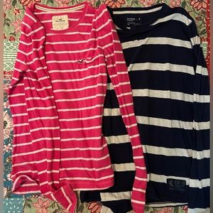 Women’s Small striped long sleeve shirt bundle